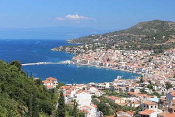 Fototapeta premium stare miasto Samos