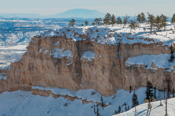 Winter Landscape at Bryce Canyon National Park Utah