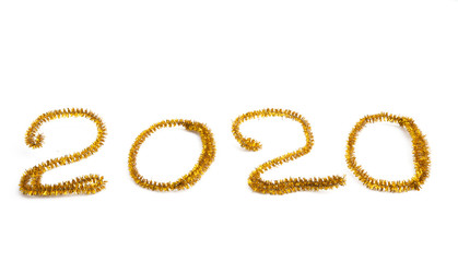 2020 numbers isolated