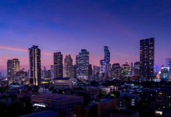 Fototapeta na wymiar bangkok city scape