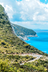 Fototapeta na wymiar Incredible nature and sea in Greece
