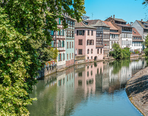 Fototapeta na wymiar Traditional architecture in Strasbourg, Alsace, France