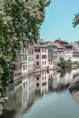 Fototapeta na wymiar Traditional architecture in Strasbourg, Alsace, France