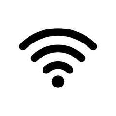 Wireless Network Icon vector simple design