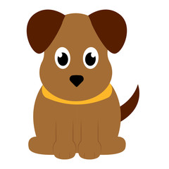 Cartoon of a pretty doggy