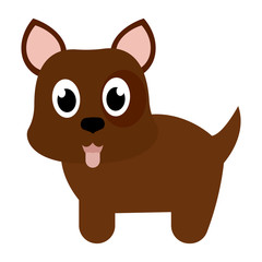 Cartoon of a pretty doggy