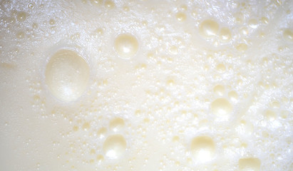 The surface of the food is made from chicken eggs.