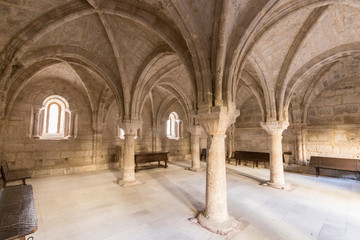 Castromonte, Spain. The monastery of La Santa Espina (Holy Thorn)