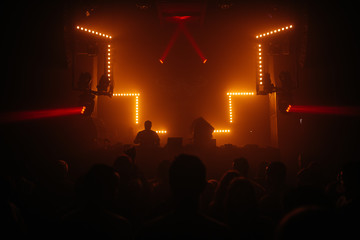 Lumière concert techno