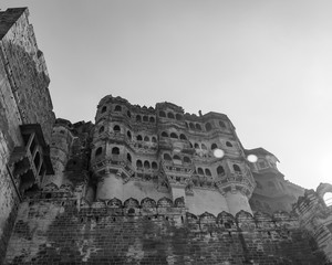 Fototapeta premium Mehrangarh Fort, Jodhpur, Rajasthan Incredible India