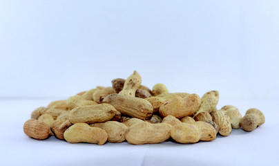 penuts isolated on a white background