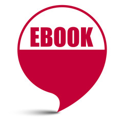 red vector banner ebook