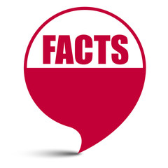 red vector banner facts