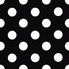 Polka dots. Vector isolated. Black dots. Fashion design. Vector business template. Decoration element. Dotted pattern.