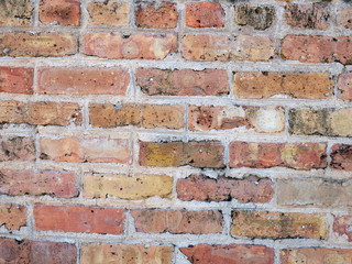 old red brick wall background