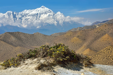 View of Himalayas mountains