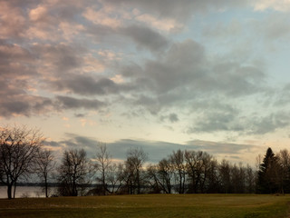 morning sky at sandhurst shores park 