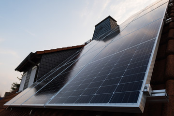 Solaranlage auf Hausdach