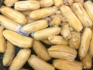 Banana ready for cook dessert Thai style traditional