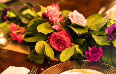 table flower arrangement