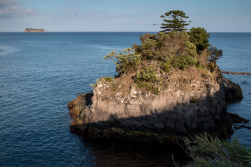Rocky coast of the Sao MIguel, Azores Islands