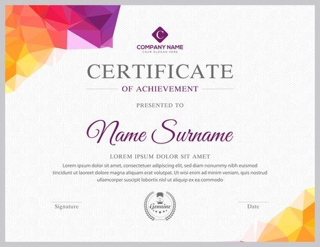 Creative Modern Certificate