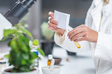 Homeopathy lab.