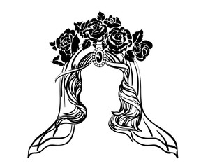 Holiday Halloween and Mexican Day of the Dead poster design. Vector illustration.