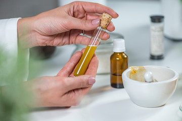 Homeopathy lab.