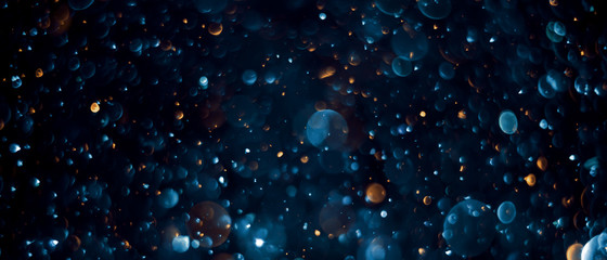 abstract bokeh background, colorful particles