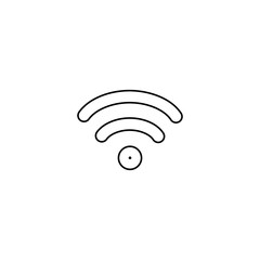 Wifi icon. Network connection symbol. Logo design element