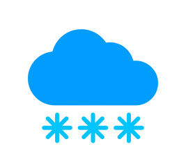 chmura śniegowa ikona