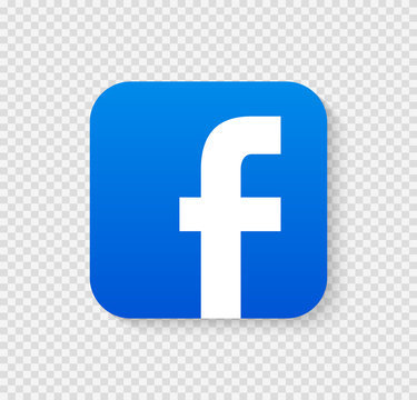 Facebook icon vector illustration.Facebook social media vector icon