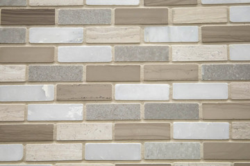 Seamless rectangle multicolor brown beige pattern ceramic tile options for home improvement and renovations and new construction flooring and backsplash options