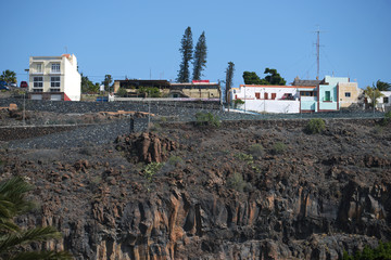 view of the city, spain lagomera, vacation, summer, europe