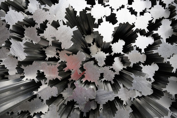 Aluminium Schrott aus Profilabfall