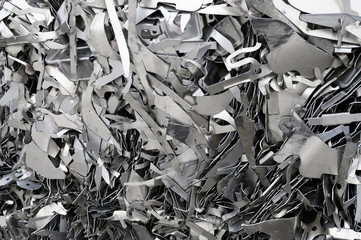 Aluminium Schrott aus Blechabfällen