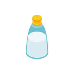 Isolated breakfast milk vector design