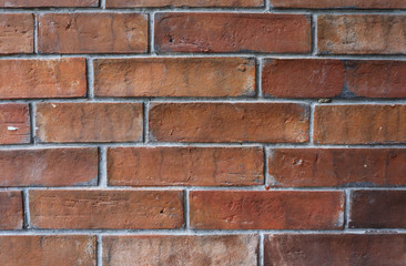 Brick wall for brickwork background design. Vintage brick wall texture.