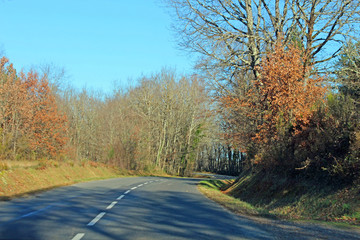 Naklejka premium Paysage du Tarn et Garonne