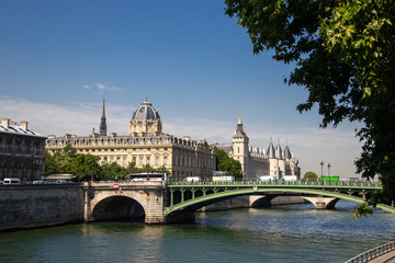 Paris bridge over the Seine