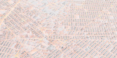 Fototapeta premium Techno mega city; urban and futuristic technology concepts, original 3d rendering
