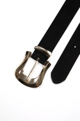 woman belt shoot in studio