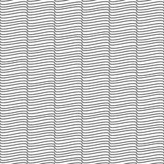 Waves seamless pattern. Vector abstract background. Black and white background.