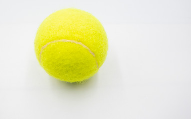 Tennis is on white  background