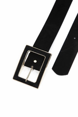 woman belt shoot in studio