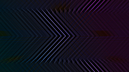 Zig Zag Lines With Rays Grid Abstract Background 