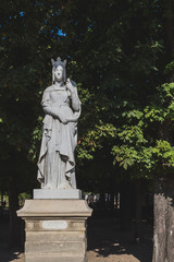 Obraz premium Sculptures in Luxembourg Gardens in Paris, France