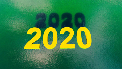 2020 Concept on Water, 3D Rendering