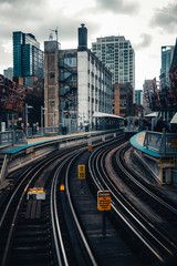 Chicago train view